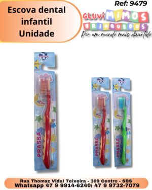 Escova dental infantil/ unidade