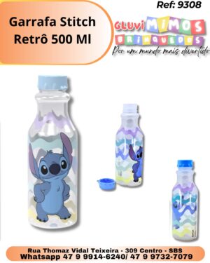 Garrafa Stitch Retrô 500 Ml
