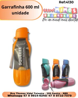 Garrafinha 600 ml/ unidade