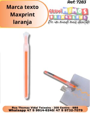 Marca texto Maxprint laranja