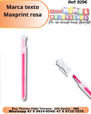 Marca texto Maxprint rosa