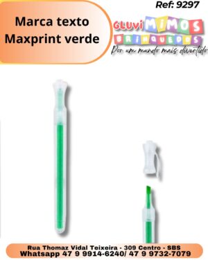 Marca texto Maxprint verde