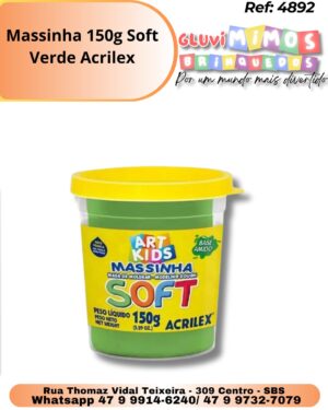Massinha 150g Soft Verde Acrilex