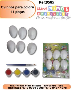 Ovinhos para colorir 11 peças