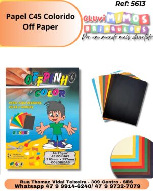 Papel C45 Colorido Off Paper