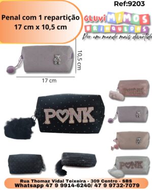 Penal com 1 repartição 17 cm x 10,5 cm / unidade