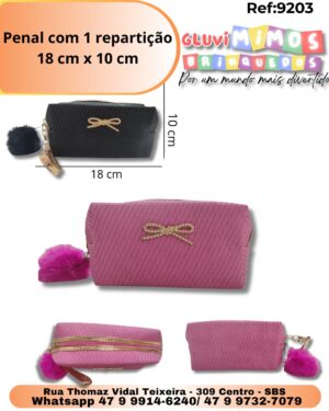 Penal com 1 repartição 18 cm x 10 cm / unidade