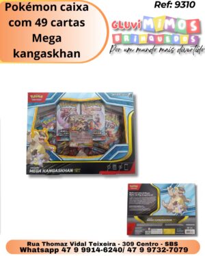 Pokémon caixa  com 49 cartas Mega kangaskhan