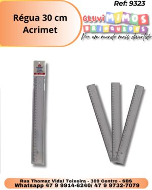 Régua 30 cm Acrimet