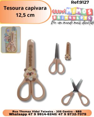 Tesoura capivara 12,5 cm