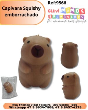 Capivara Squishy emborrachado
