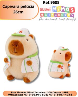 Capivara pelúcia 26cm