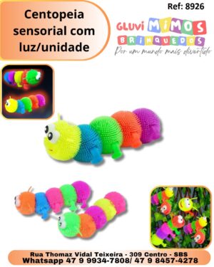 Centopeia sensorial com luz/unidade
