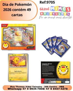 Dia de Pokemón 2026 contém 49 cartas