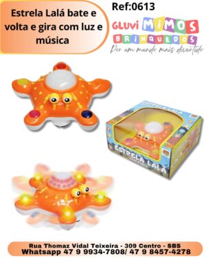 Estrela Lalá bate e volta e gira com luz e música