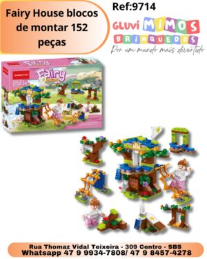 Fairy House blocos de montar 152 peças