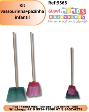 Kit vassourinha+pazinha infantil