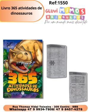 Livro 365 atividades de dinossauros