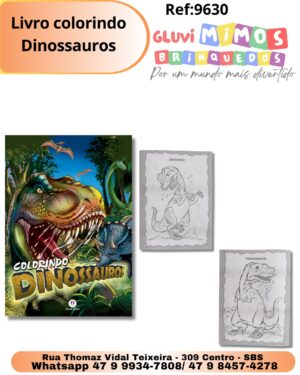 Livro colorindo Dinossauros