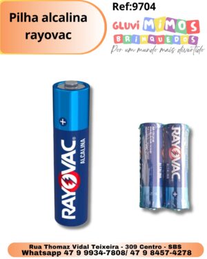 Pilha alcalina rayovac
