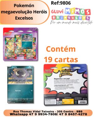 Pokemón megaevolução Heróis Excelsos