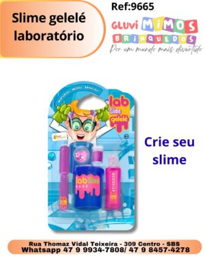 Slime gelelé laboratório