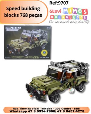 Speed building blocks 768 peças