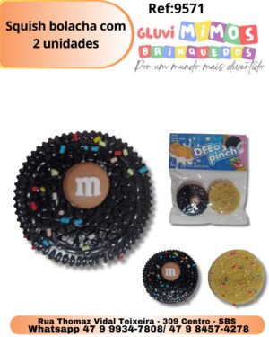 Squish bolacha com 2 unidades