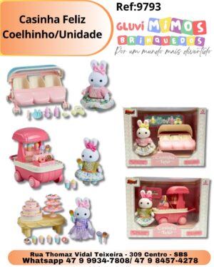 Casinha Feliz Coelhinho/Unidade