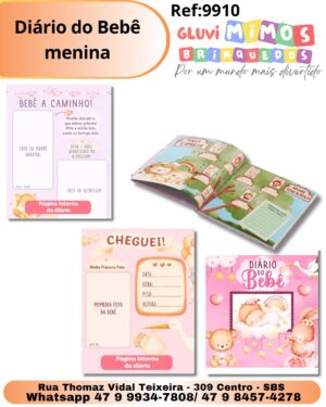 Diário do Bebê menina