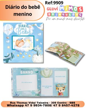 Diário do bebê menino