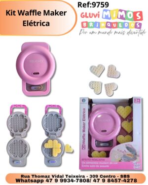 Kit Waffle Maker Elétrica