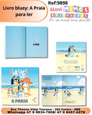 Livro bluey: A Praia para ler