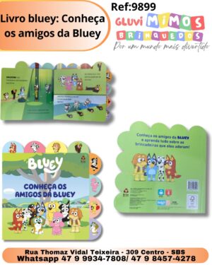 Livro bluey: Conheça os amigos da Bluey
