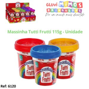 Massinha Tutti Frutti 115g - Unidade