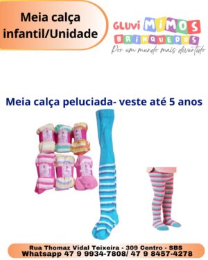 Meia calça infantil/Unidade