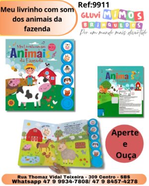 Meu livrinho com som dos animais da fazenda