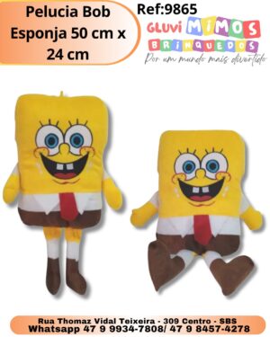 Pelucia Bob Esponja 50 cm x 24 cm