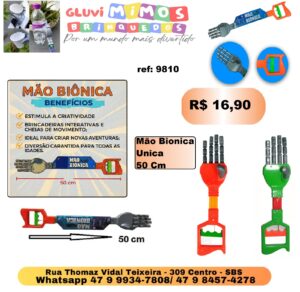 Mão bionica unica 50 cm