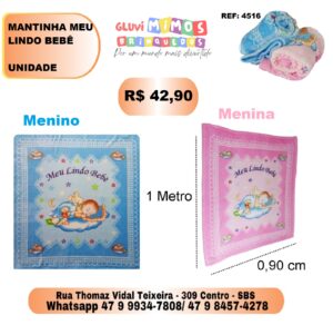 Mantinha meu lindo bebe/Unidade
