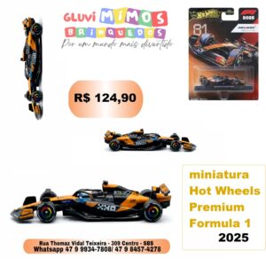 miniatura Hot Wheels Premium Formula 1 N 81 2025