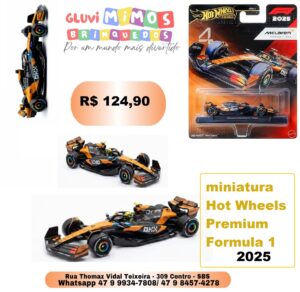 miniatura Hot Wheels Premium Formula 1 n 4 2025