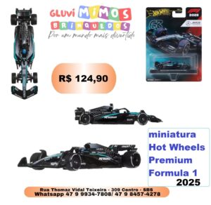miniatura Hot Wheels Premium Formula 1 n 63 2025