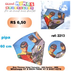 Pipa pequena 60 cm batman