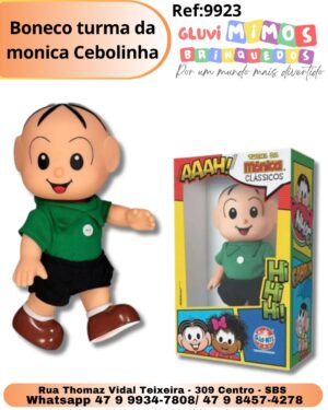 Boneco turma da monica Cebolinha