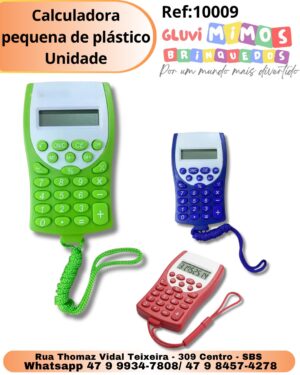 Calculadora pequena de plástico Unidade