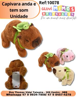 Capivara anda e tem som Unidade
