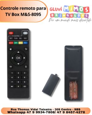 Controle remoto para TV Box M&S-8095