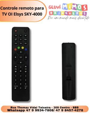 Controle remoto para TV OI Elsys SKY-4000