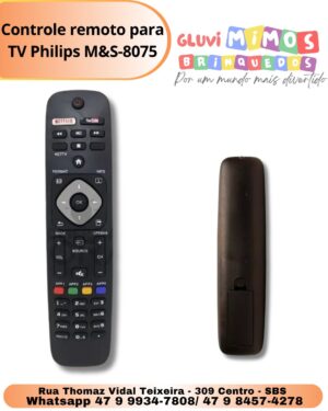 Controle remoto para TV Philips M&S-8075
